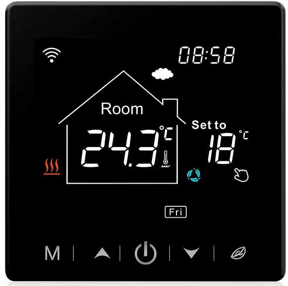Rti-Tek- R9W.723 -Floor -Heating- Touchscreen -Programmable- Thermostat - pro