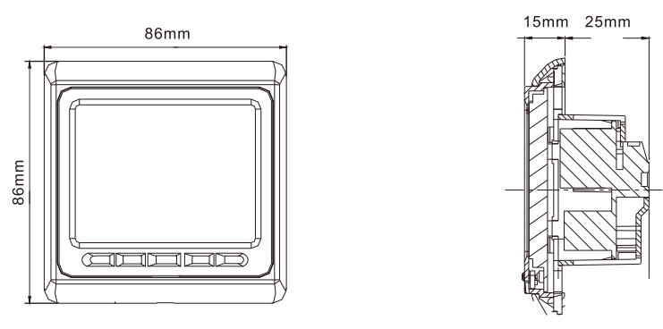 TRUEWAY- TX-811- Digital- Thermostat  - 15