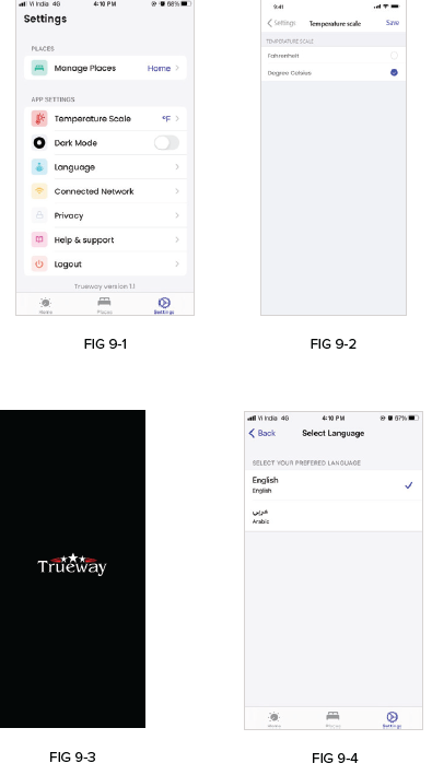 TRUEWAY- TX1000 -Touch- Screen -Thermostat- 24