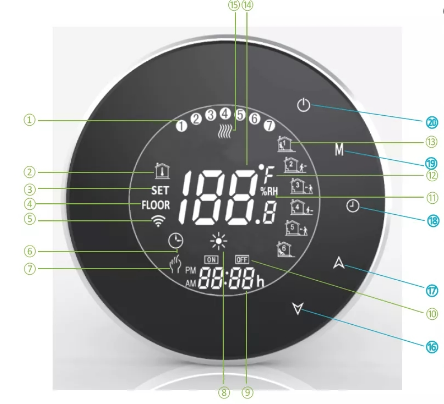 Tuya- MAC-2600 -Wifi- Fan- Coil- Thermostat- 2