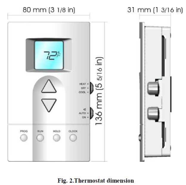 VTRONIX-TE80SB-501-Programmable-Digital-Thermostat-fig.1