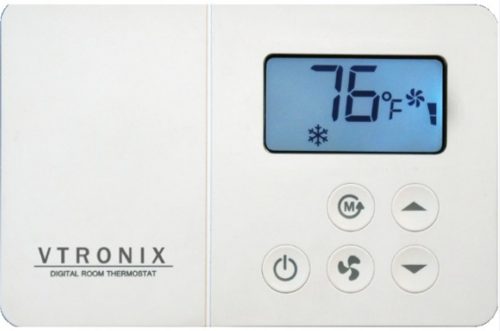 Vtronix -T5575B- Digital -Fancoil -Thermostat- PRO   