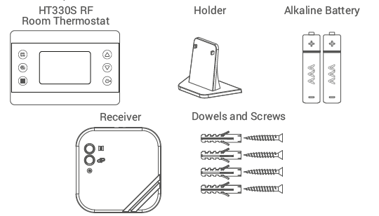 General life- HT330S RF- WIRELESS -ROOM -THERMOSTAT- 1