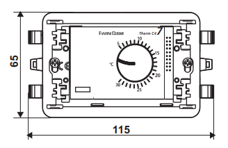 Fantini cosmi -C44- Electronic Room -Thermostat- 1
