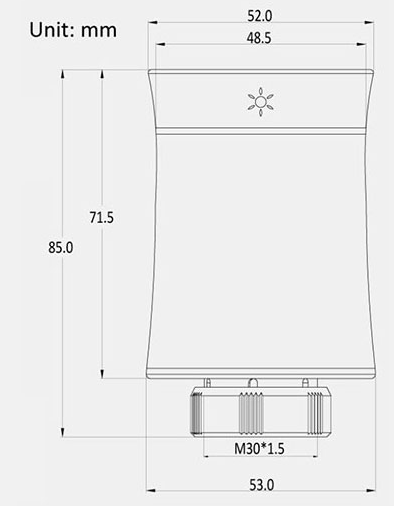 Hotowell -HTW-61RT- Programmable- Radiator- Thermostat- 3