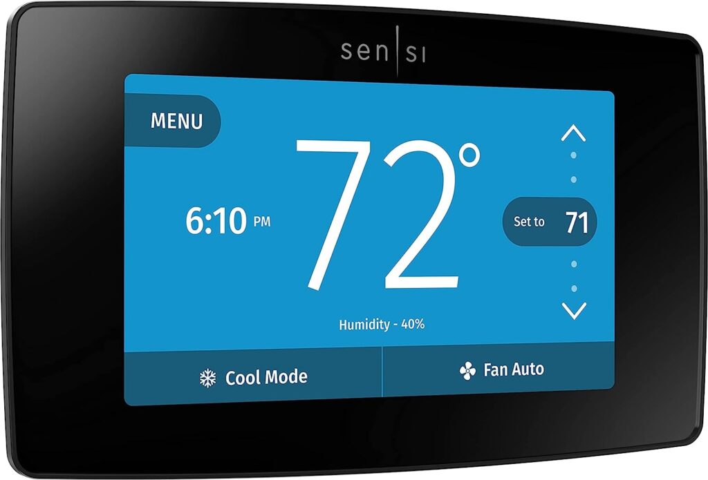 Sensi WG4 Wifi Touch Smart Thermostat Installation Manuals thermostat