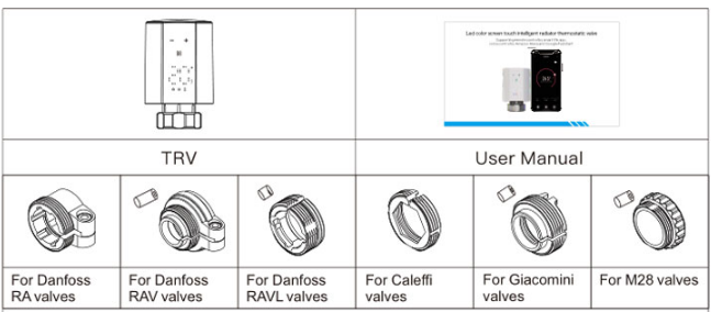 BAIYILUN- E1002x1- Wifi -Programmable- Radiator -Thermostat- 1