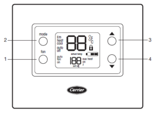 Carrier -33CSCNAC-HP-01 -Non-Programmable -Thermostat-fig- (1)
