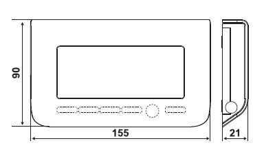 Fantini Cosmi -CH150R -Weekly -Programmable -Thermostat- fig (1)