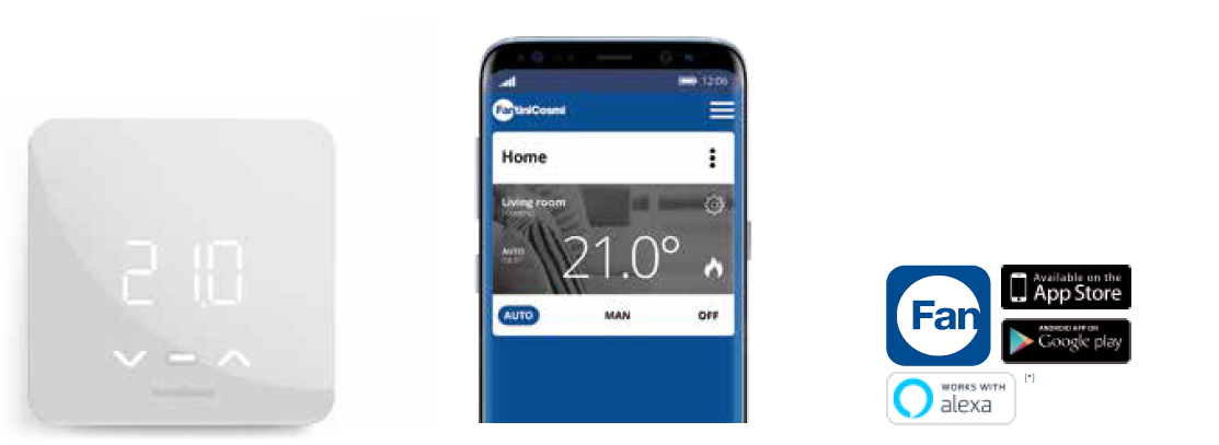 Fantini cosmi- C800WIFI- SMART -PROGRAMMABLE- THERMOSTAT- 19
