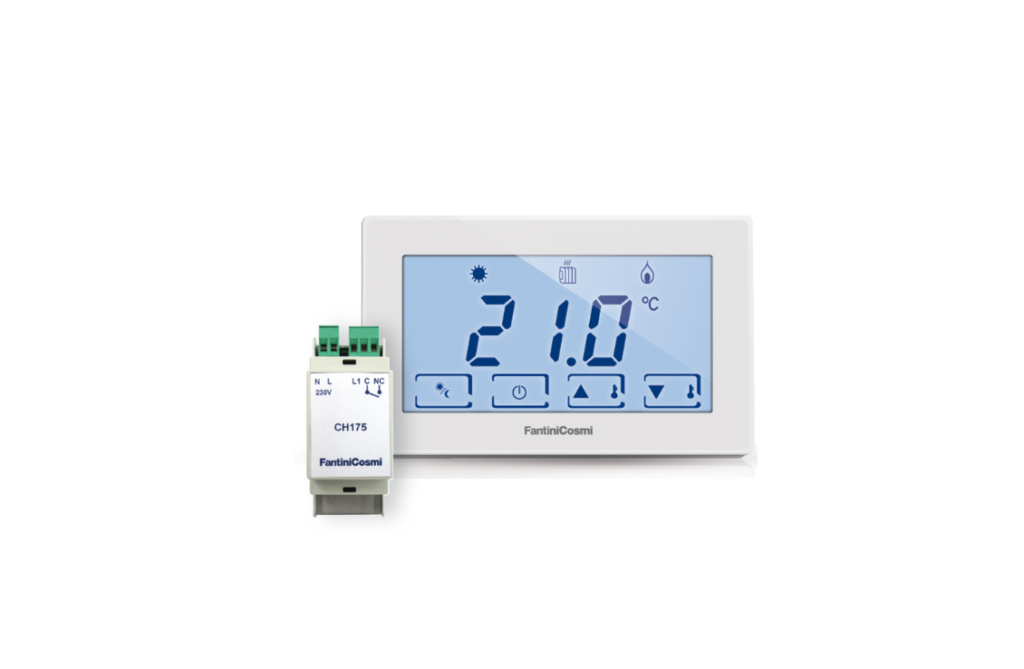 Fantini cosmi -CH120RFR -Wireless -Touchscreen- Room- Thermostat- fea