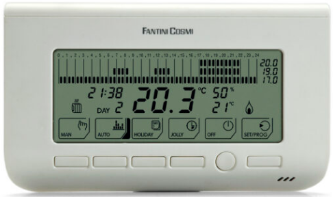  Fantini cosmi CH130ARR Fan-coil Room Thermostat pro