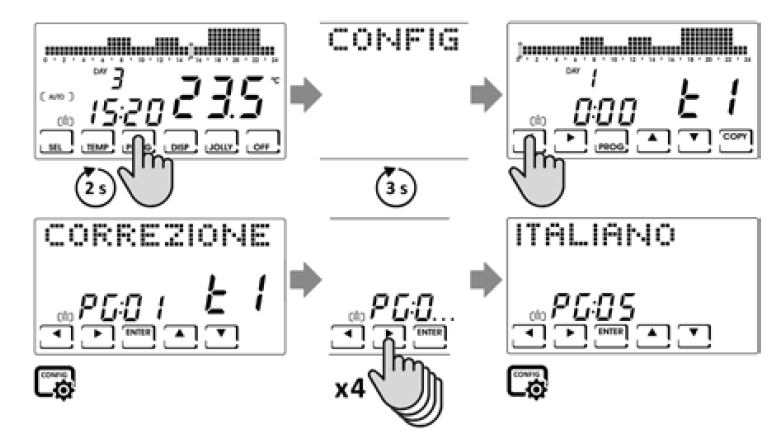 Fantini cosmi -CH180-230V -Touchscreen- Weekly -Programmable -Thermostat  - 4