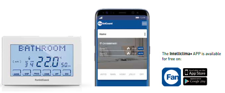 Fantini cosmi- CH180K2 -WIRELESS -PROGRAMMABLE -THERMOSTATS  - fig (10)