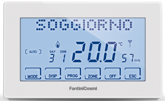 Fantini cosmi -CH180WIFI- TOUCHSCREEN -PROGRAMMABLE- THERMOSTAT- pro