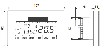 Fantini cosmi -CH193MB -Weekly -Programmable- Thermostat- 1