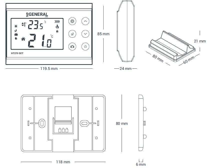 General life -HT270 -SET -DIGITAL- ROOM- THERMOSTAT - 11