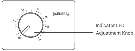 General life- MITRA -110S- DIGITAL- ROOM- THERMOSTAT- 2