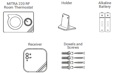 General life- MITRA- 220 RF -WIRELESS- ROOM- THERMOSTAT-FIG (1)