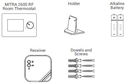 General life- MITRA- 260S -RF -WIRELESS- ROOM- THERMOSTATS-1