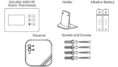General life- SOLARA -300S- RF- WIRELESS -ROOM- THERMOSTATS- 1