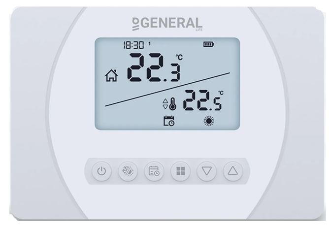 Generallife-ARUNA 301S RF-WIRELESS-ROOM-THERMOSTATS-PRODUCT
