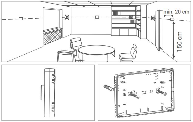Generallife-MITRA 250S-WIRED-ROOM-THERMOSTATS-fig.3