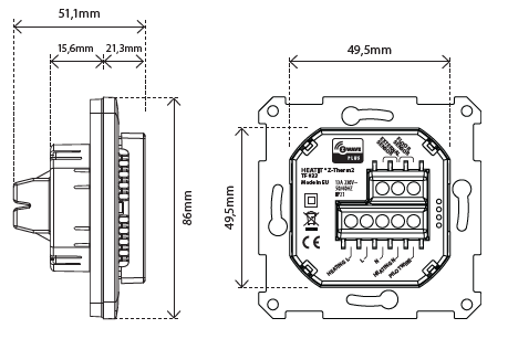 HEATIT- RAL-9003- Electronic- Thermostat- 1