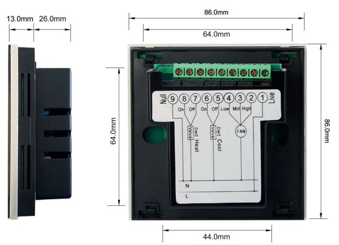 Hexa CONTROL-RT226-B14-Fan-Coil-Digital-Thermostat-FIG.1