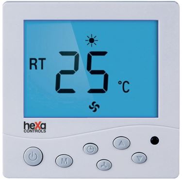 Hexa CONTROL-RT226-R4-B-Fan-Coil-Digital-Thermostat-Product