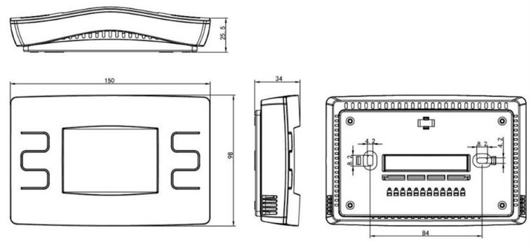 Hotowell -HTW-MT-09- Wi-Fi Programmable- Thermostat -2