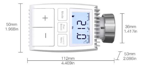 Hotowell -HTW-RT12- Wireless- Smart- Radiator- Thermostat- 6