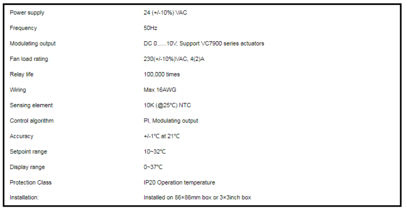 Hotowell- T6865H2WB-R -Room- Thermostat  -2