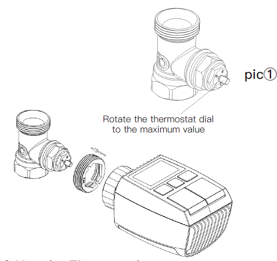MOES- TV01 -Radiator -Thermostat  - fig (13)