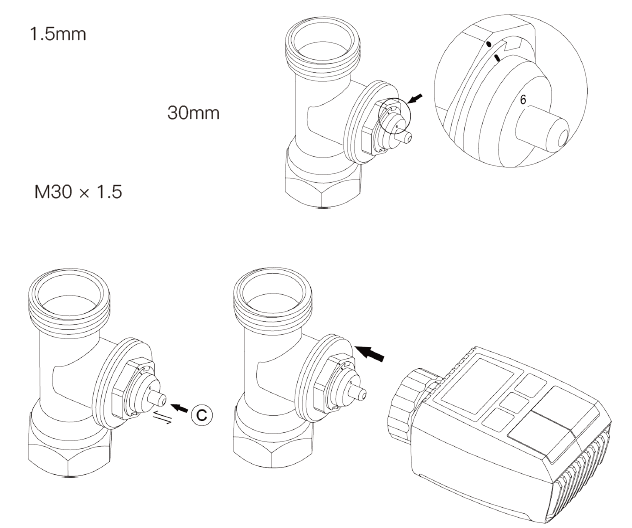 MOES- TV01 -Radiator -Thermostat  - fig (4)