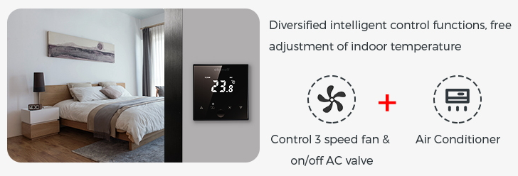Okonoff -X7-TH1 -Touch- Screen- Programmable- Smart- Room- Thermostat  - 2