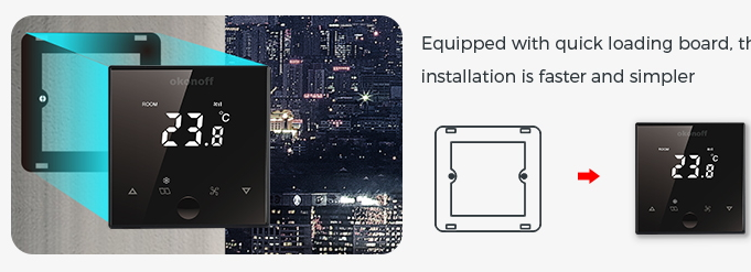 Okonoff -X7-TH1 -Touch- Screen- Programmable- Smart- Room- Thermostat  - 4